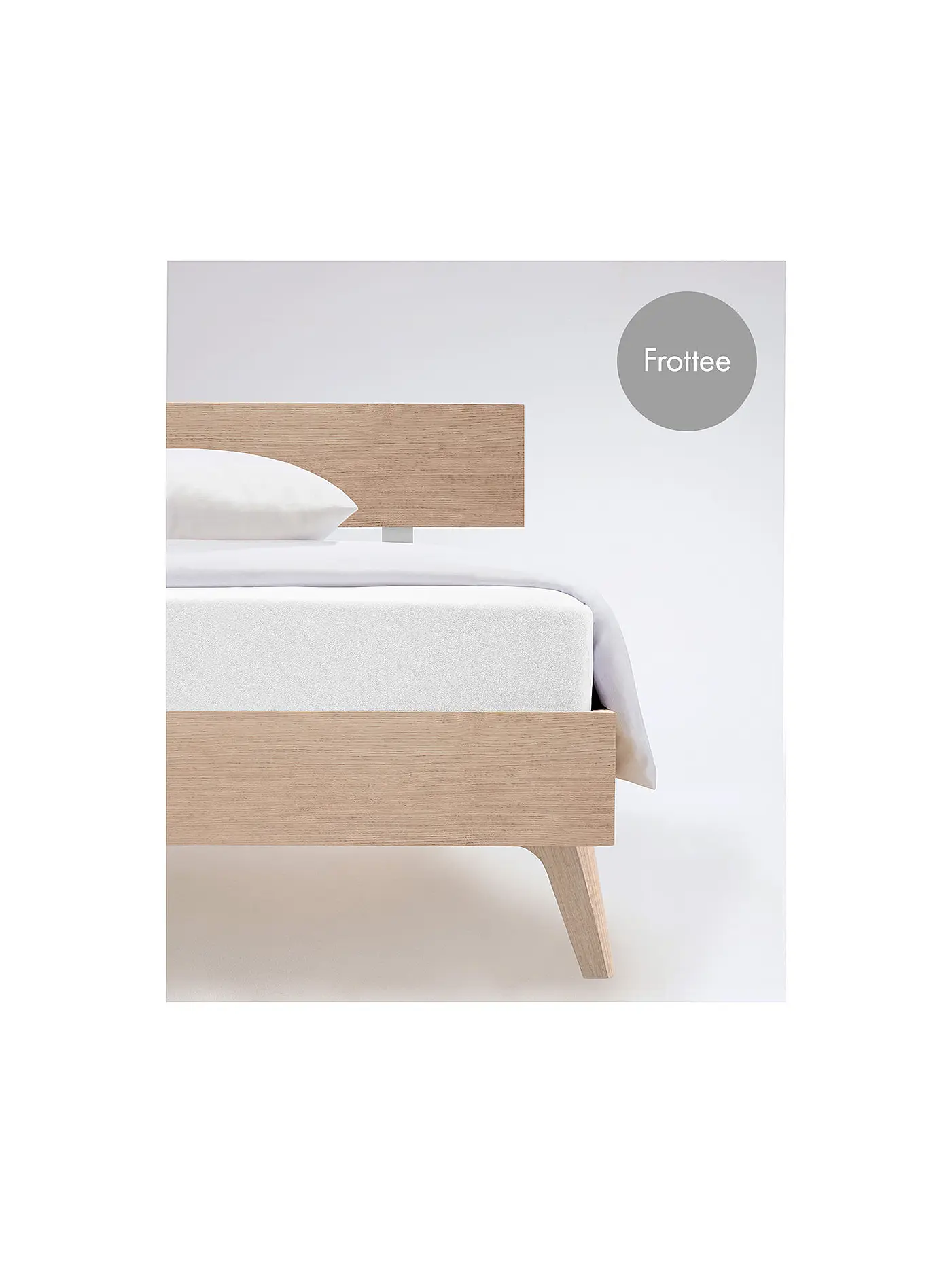 FLEURESSE | Frotteespannleintuch CD-SOFT 100x200cm Weiss | 